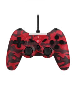 CONTROL ALAMBRICO PLAYSTATION 4 VOLTEDGE CX40 RED CAMO