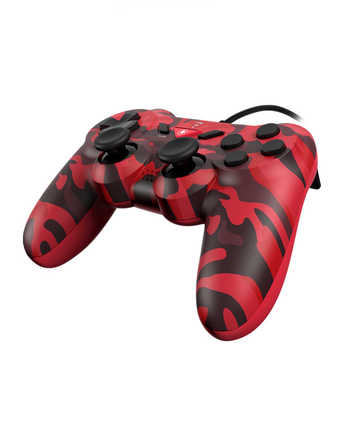 CONTROL ALAMBRICO PLAYSTATION 4 VOLTEDGE CX40 RED CAMO - Image 3