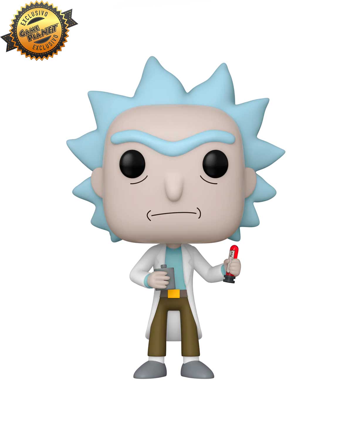 FIGURA POP RICK AND MORTY RICK WITH MEMRY VIAL