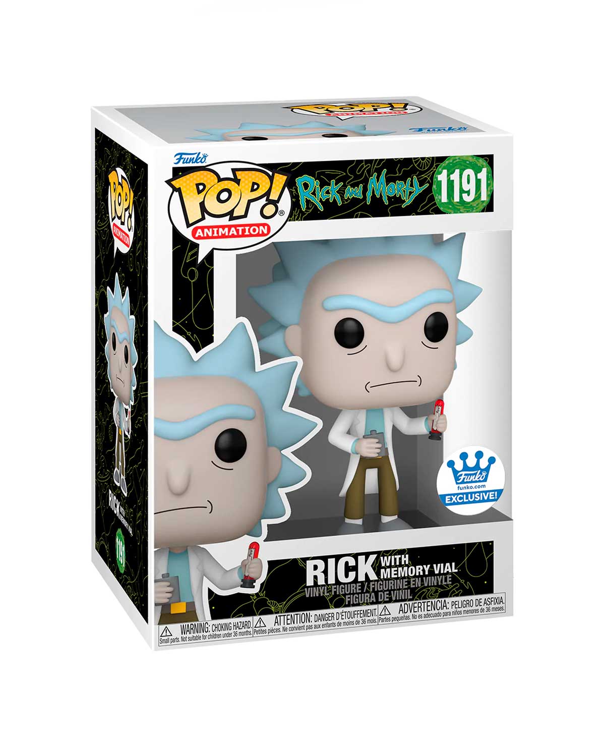 FIGURA POP RICK AND MORTY RICK WITH MEMRY VIAL - Image 2