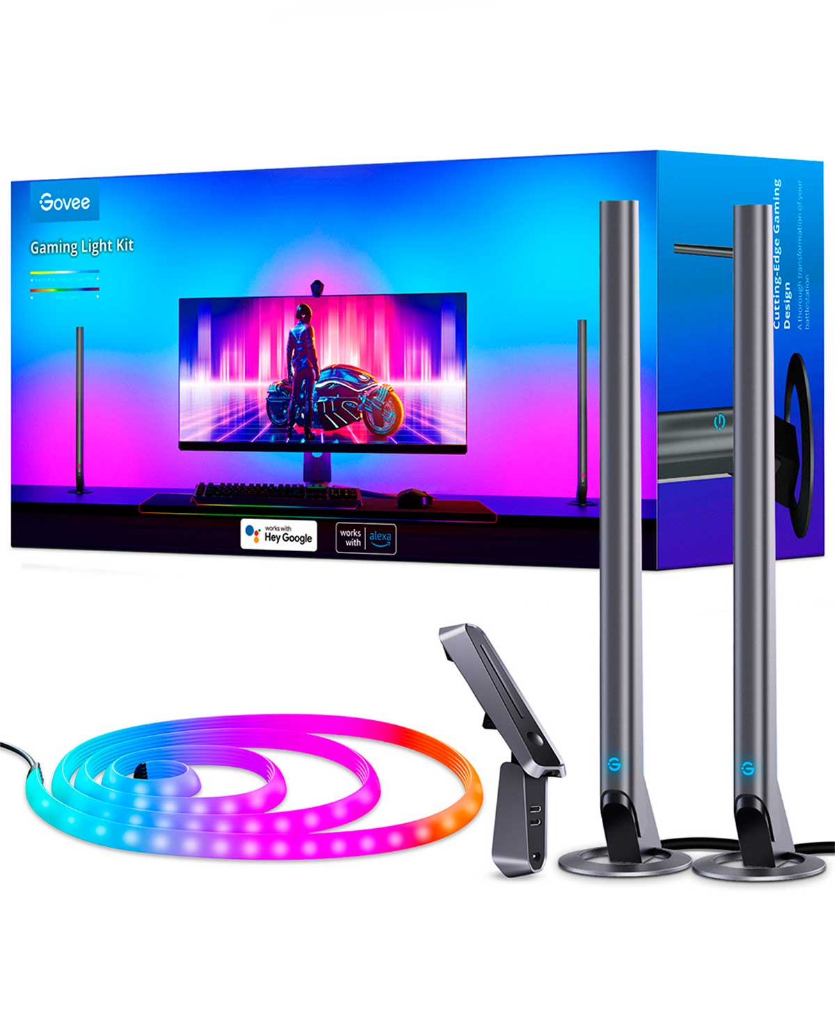 TIRA DE LUCES LED GOVEE G1 PRO DE 24 A 29 PULGADAS