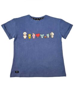 PLAYERA AZUL BTS DREAM TEAM UNITALLA