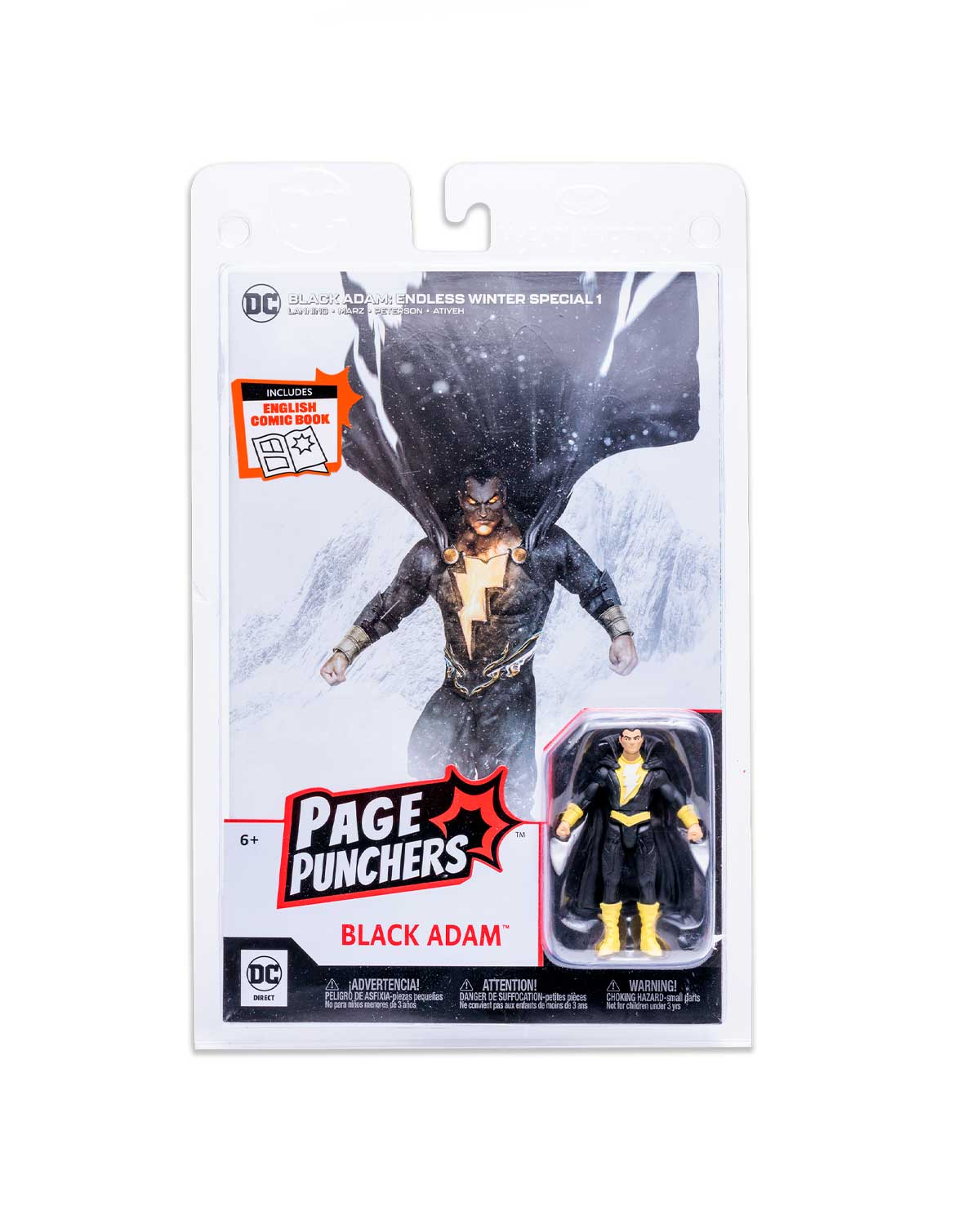 FIGURA DE ACCION MCFARLANE DC CON COMIC BLACK ADAM ENDLESS WINTER - Image 4