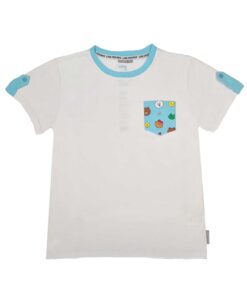 PLAYERA BLANCA CON AZUL BTS FRIENDS UNITALLA