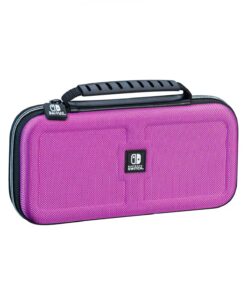 ESTUCHE NINTENDO SWITCH OLED DELUXE TRAVELER CASE RDS MORADO