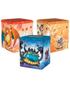 TIN POKEMON TRADING CARD GAME OBSCURIDAD,FUEGO,LUCHA INGLES