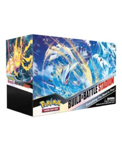 CAJA POKEMON TRADING CARD GAME SILVER TEMPEST BUILD AND BATTLE STADIUM