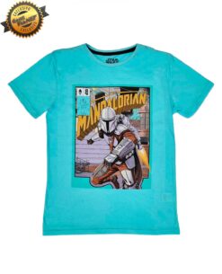 PLAYERA AZUL THE MANDALORIAN MEDIANA