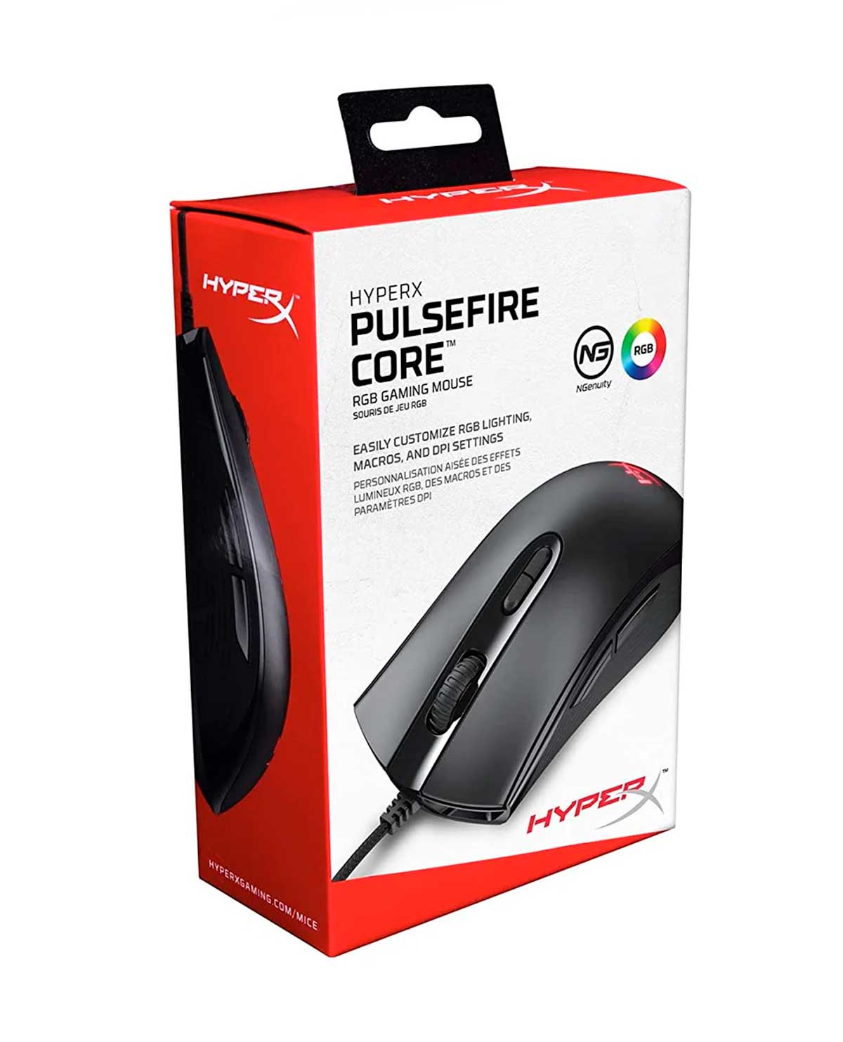 MOUSE ALAMBRICO GAMER HYPERX PULSEFIRE CORE RGB - Image 4