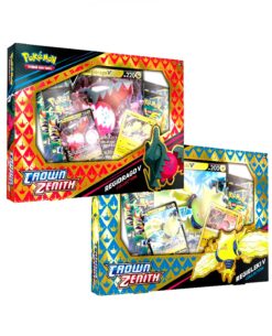 CAJA POKEMON TRADING CARD GAME CROWN ZENITH REGIDRAGO V  REGIELEKI V COLLECTION