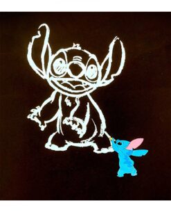 PLAYERA NEGRA STITCH EXTRA CHICA - Image 3