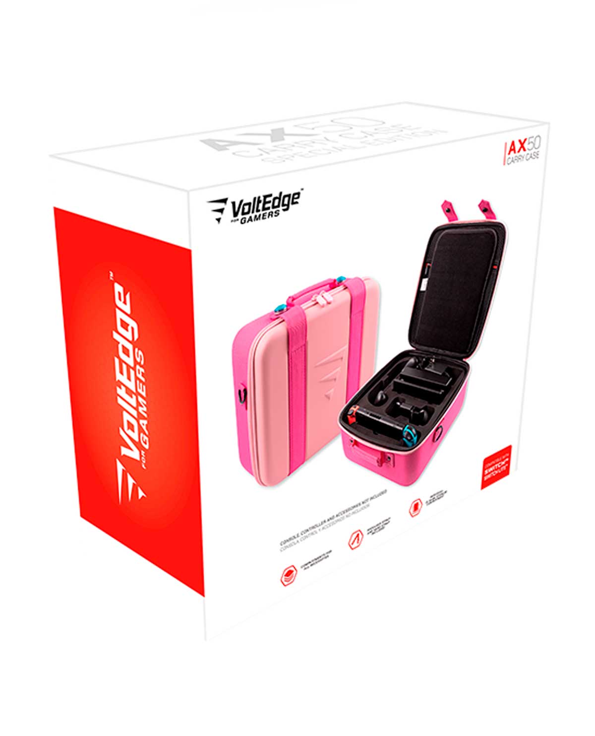 ESTUCHE DE VIAJE NINTENDO VOLTEDGE AX50 ROSA - Image 4