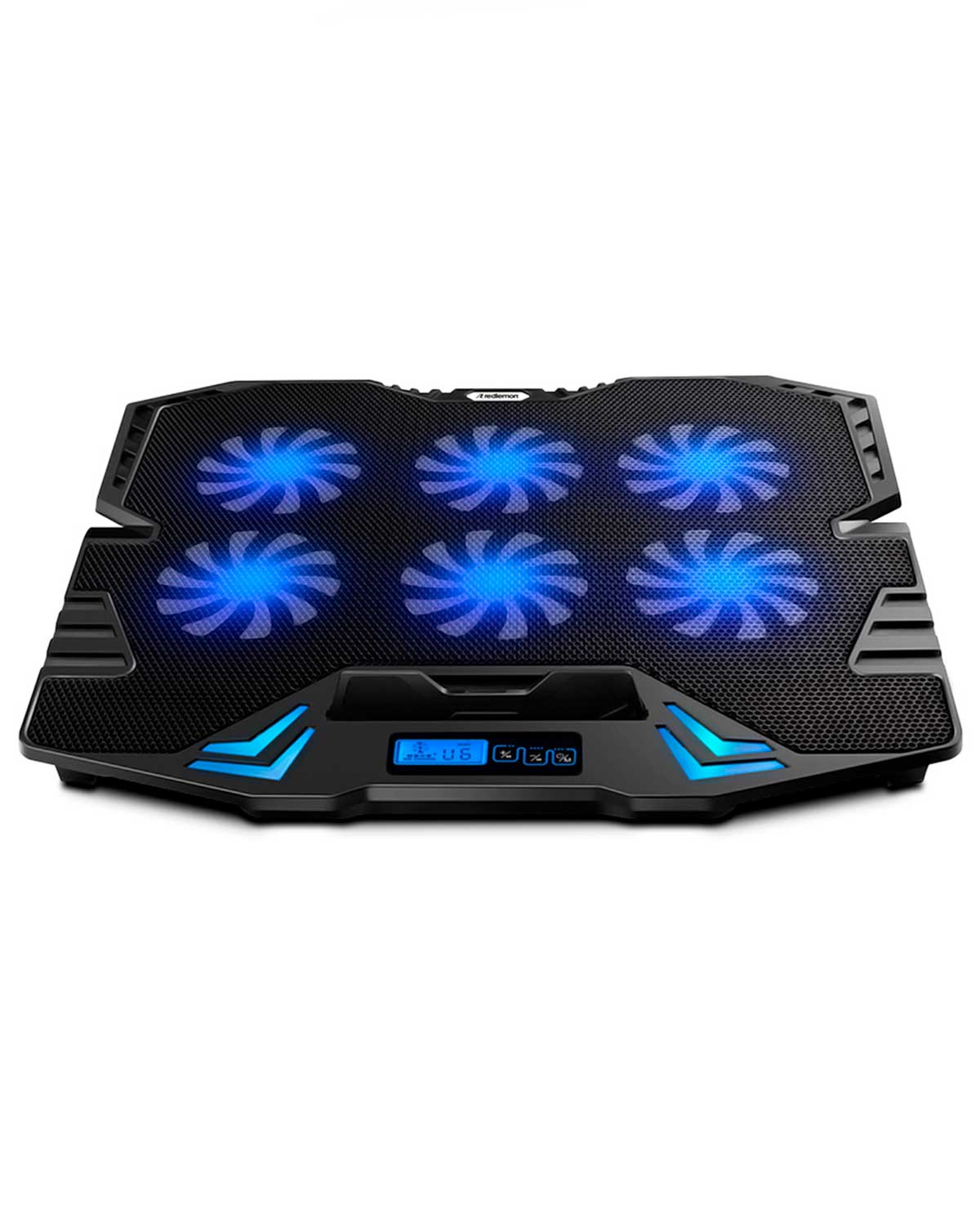 VENTILADOR Y SOPORTE PARA LAPTOP REDLEMON LUZ LED