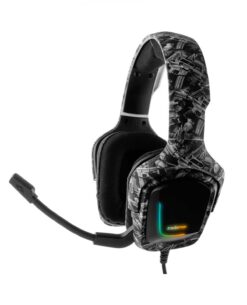 HEADSET ALAMBRICO REDLEMON G500 GRIS CON NEGRO