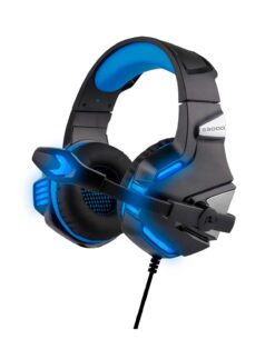 HEADSET ALAMBRICO REDLEMON V3 AZUL CON NEGRO