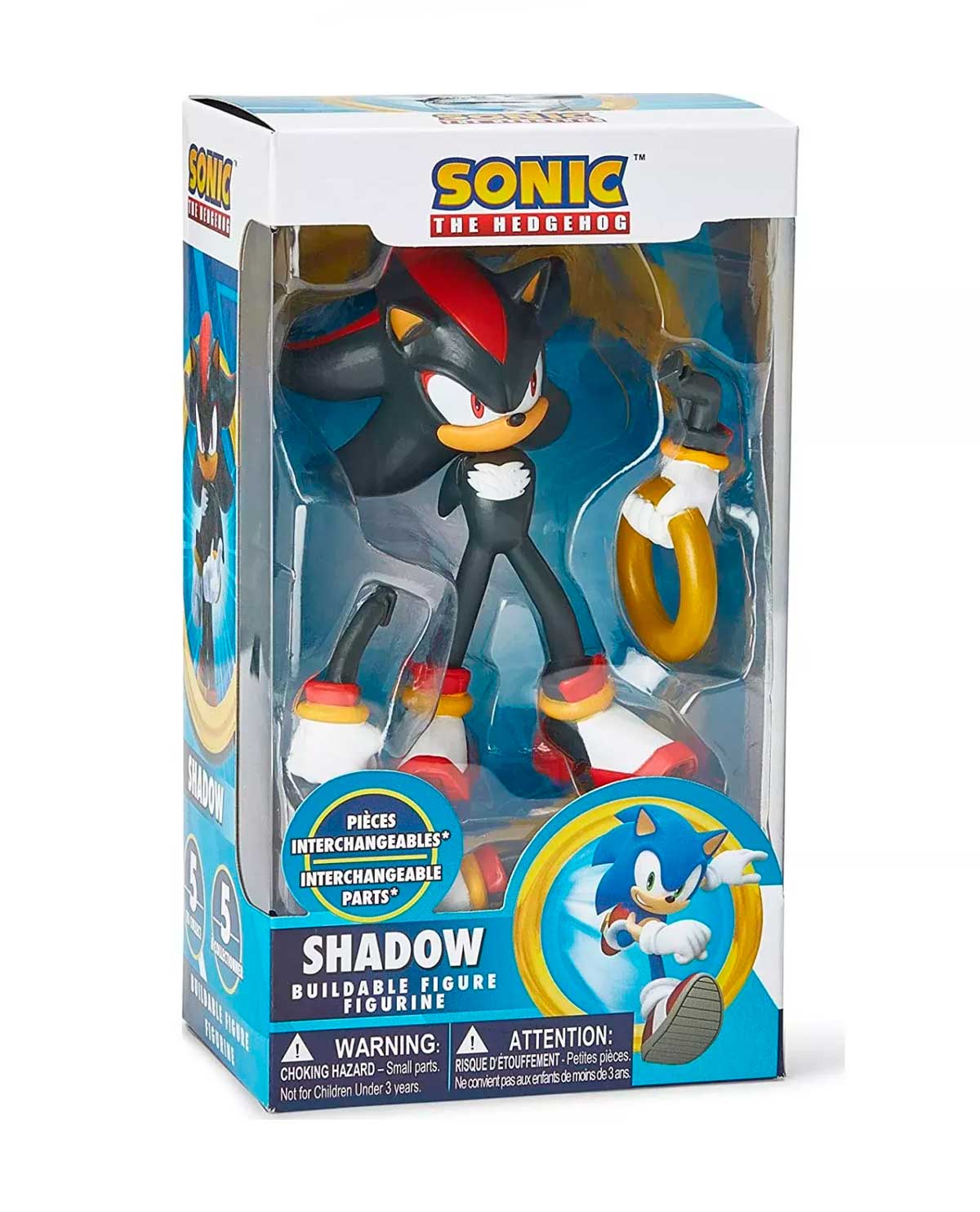 FIGURA DE ACCION JAKKS SONIC THE HEDGEHOG SHADOW - Image 3