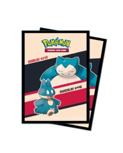 POKEMON TRADING CARD GAME ULTRA PRO SNORLAX AND MUNCHLAX DECK SLEEVES 65CT