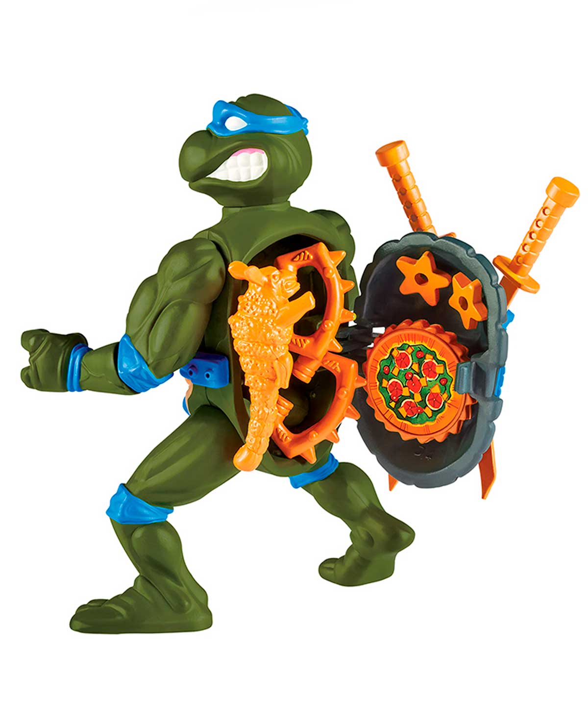 FIGURA DE ACCION BANDAI TMNT STORAGE SHELL LEONARDO - Image 2