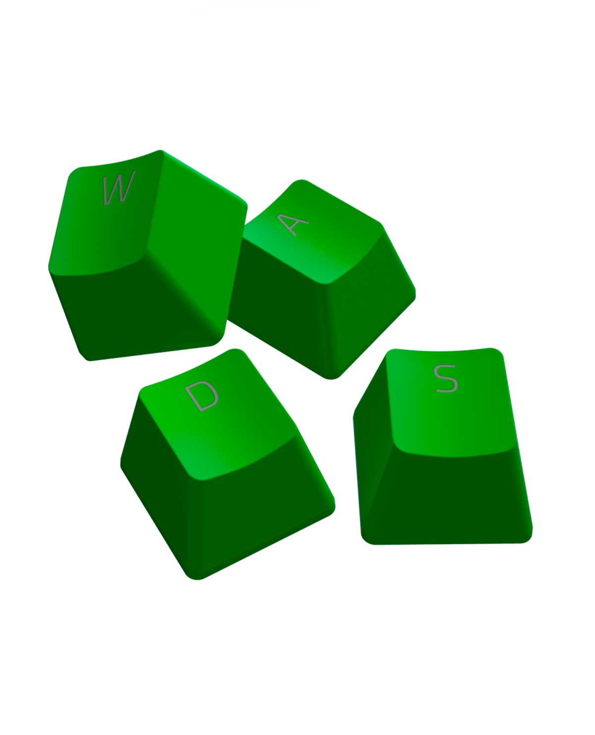 SET RAZER PBT 120 KEYCAPS Y CABLE ESPIRAL UPGRADE RAZER GREEN - Image 2