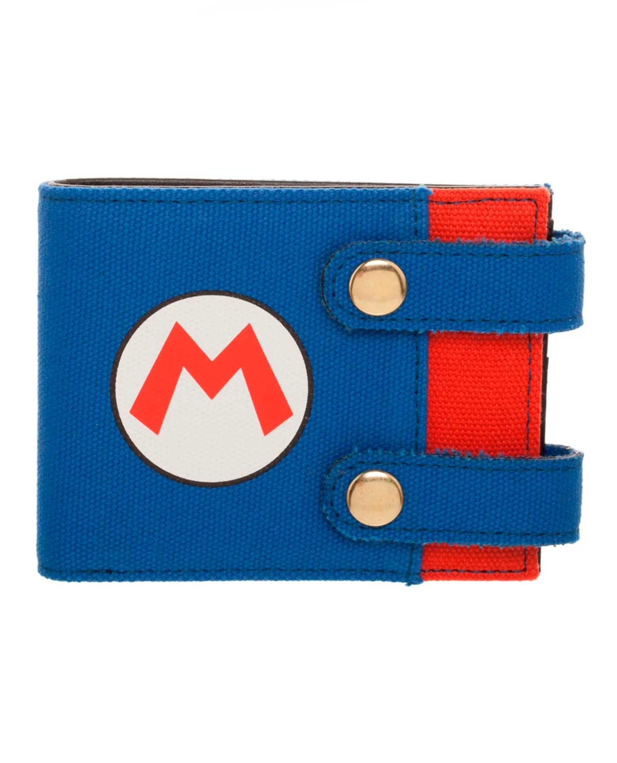 CARTERA AZUL Y ROJO SUPER MARIO