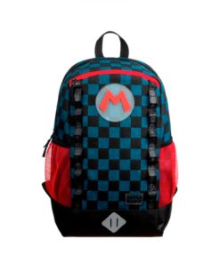 MOCHILA BACKPACK SUPER MARIO BROS AZUL