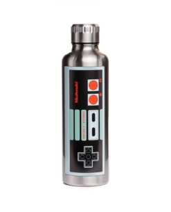 BOTELLA DE AGUA METALICA NINTENDO ENTERTAINMENT SYSTEM