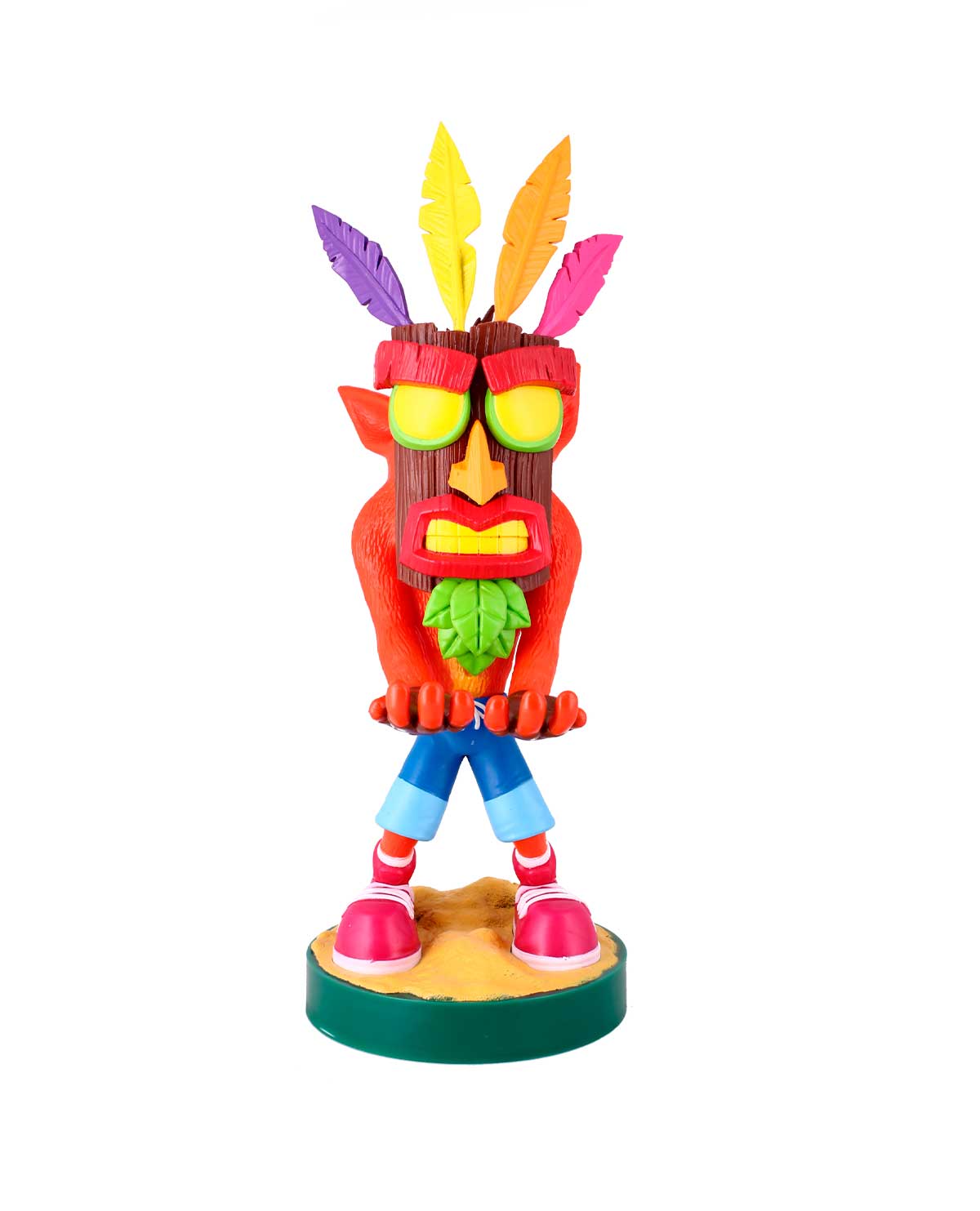 SOPORTE CABLE GUYS CRASH BANDICOOT CRASH AKU AKU