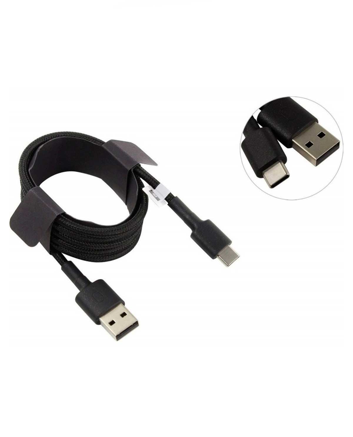 MI BRAIDED MICRO USB TO TYPE CABLE 100 CM BLACK - Image 4