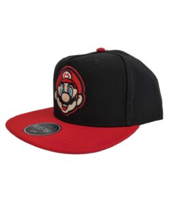 GORRA NEGRA MARIO BROS CARA MARIO