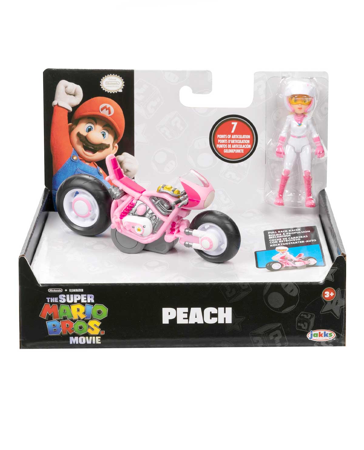 CARRO DE FRICCION SUPER MARIO MOVIE MARIO PEACH - Image 3