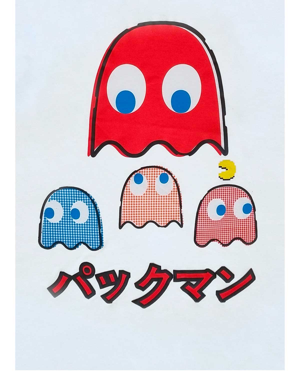 PLAYERA BLANCA FANTASMAS PACMAN MEDIANA - Image 3