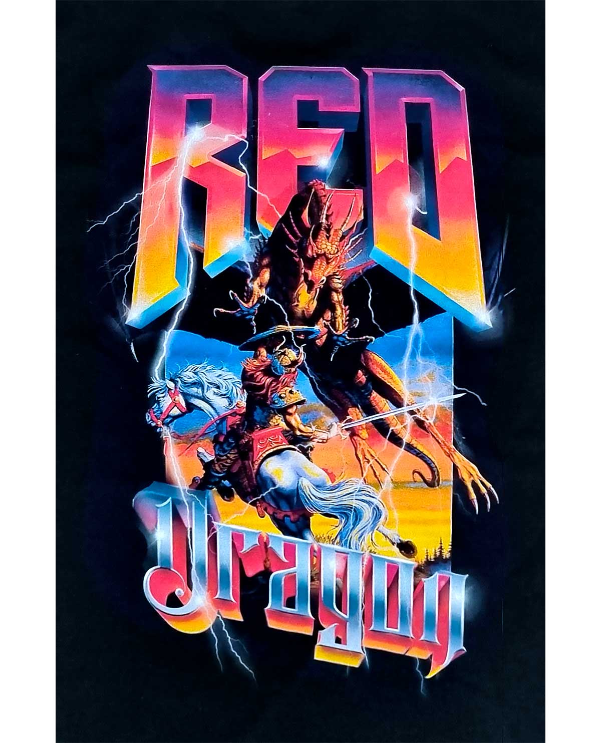 PLAYERA NEGRA DUNGEONS AND DRAGONS RED DRAGON CHICA - Image 3