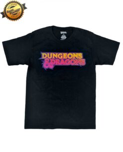 PLAYERA NEGRA DUNGEONS AND DRAGONS RED DRAGON  MEDIANA