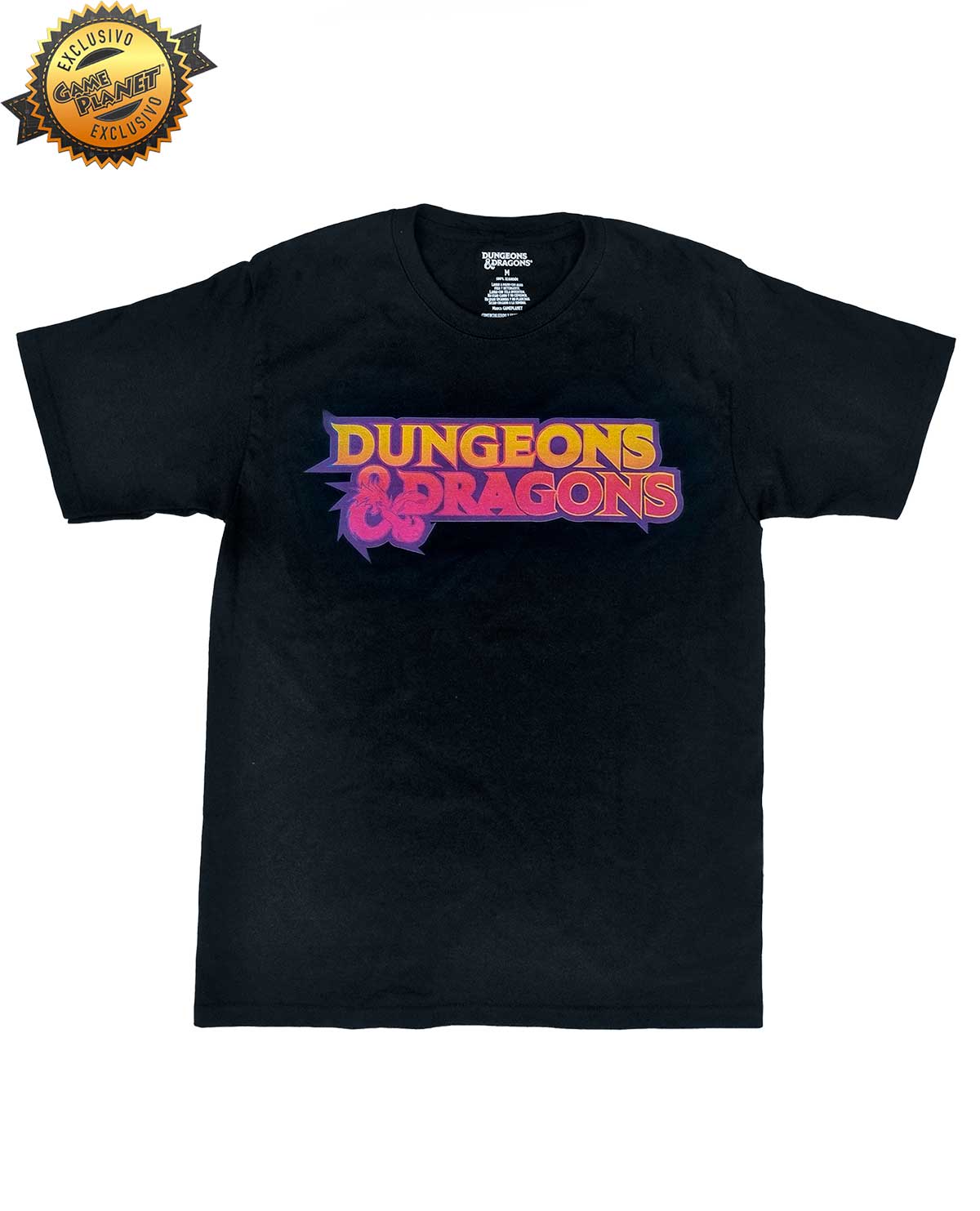 PLAYERA NEGRA DUNGEONS AND DRAGONS RED DRAGON MEDIANA