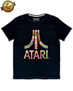 PLAYERA NEGRA LOGO ATARI MEDIANA