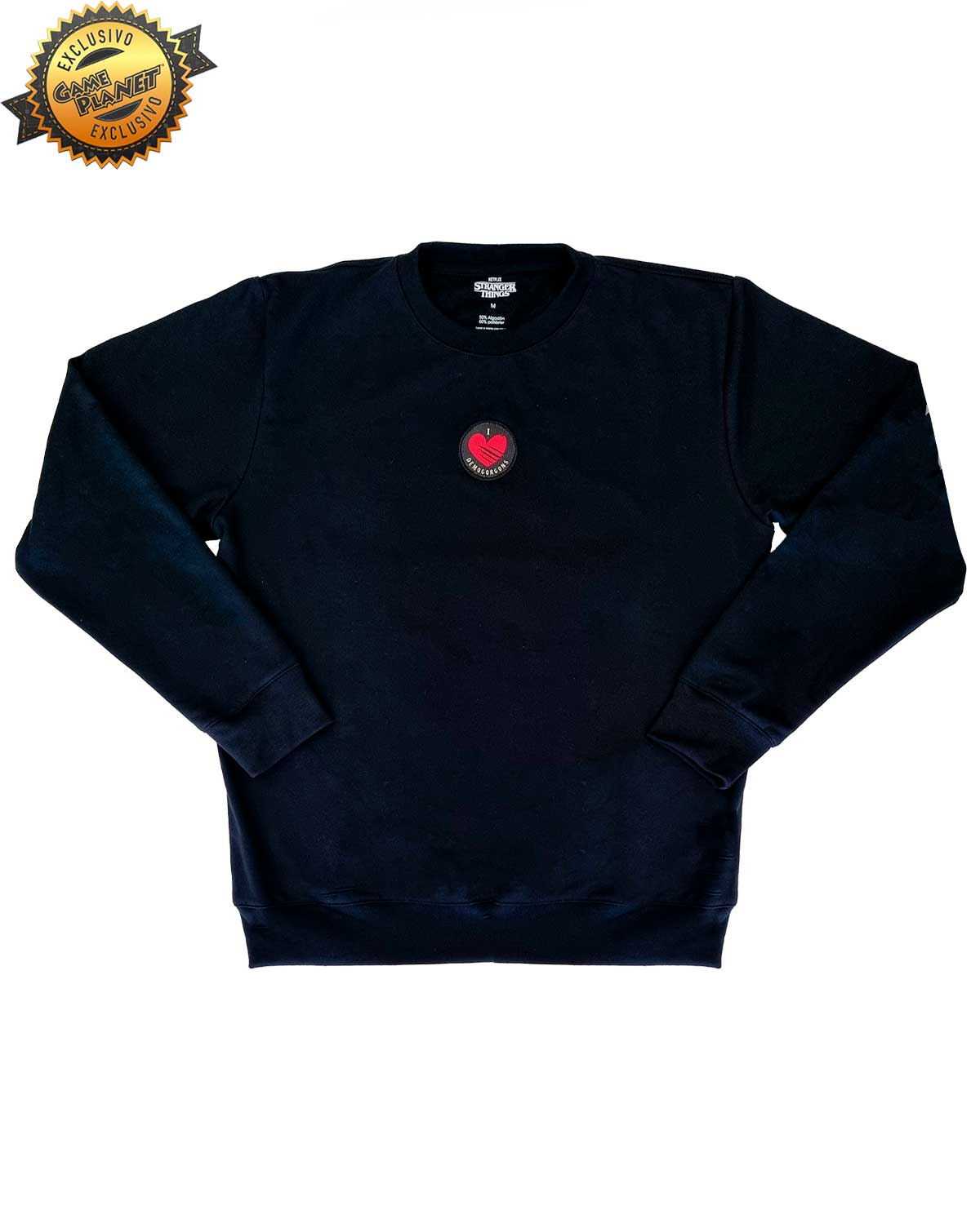 SWEATSHIRT NEGRA DEMOGORGON FAN CLUB EXTRA CHICA