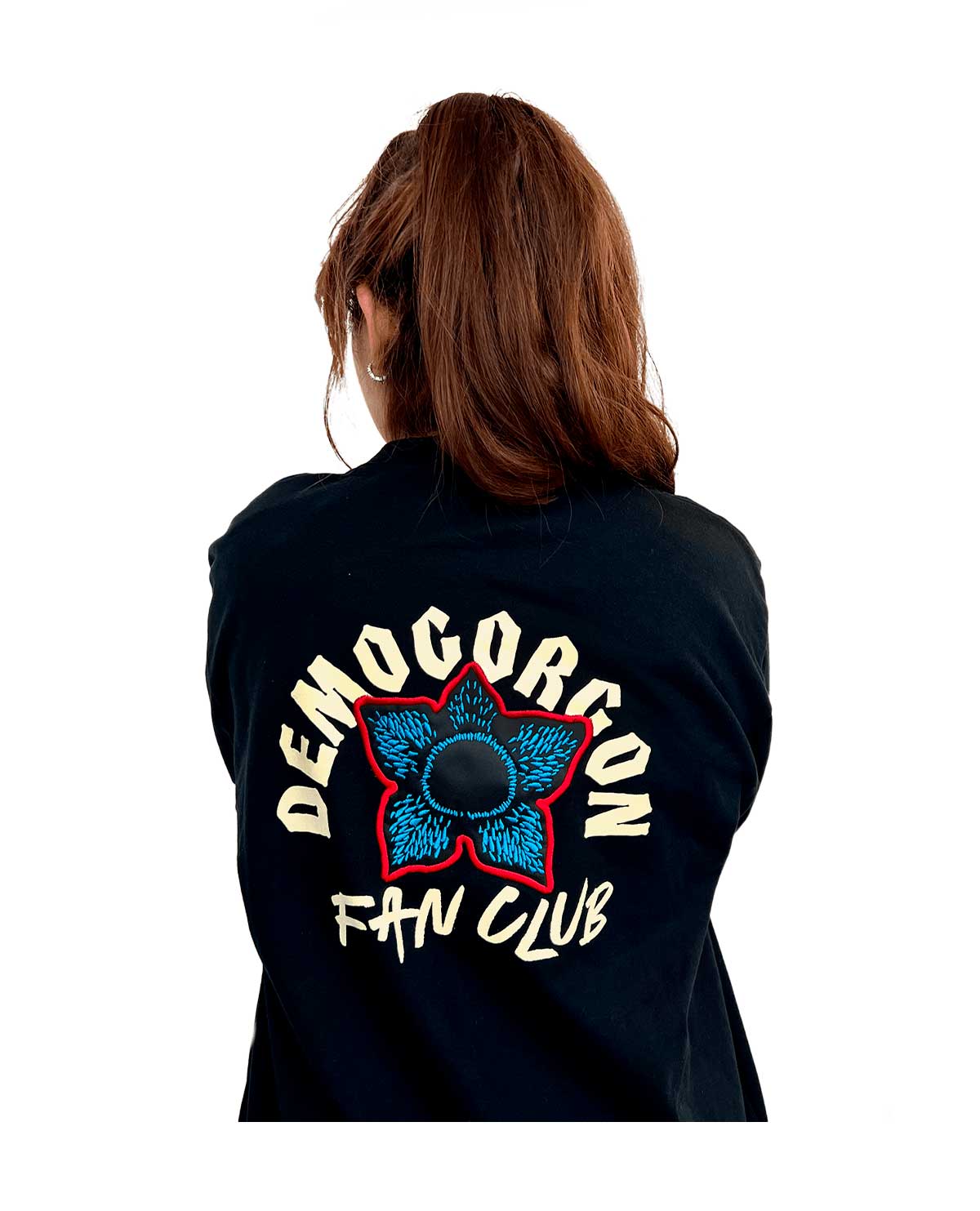 SWEATSHIRT NEGRA DEMOGORGON FAN CLUB EXTRA CHICA - Image 4