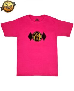 PLAYERA SE UN POWER RANGER ROSA CHICA