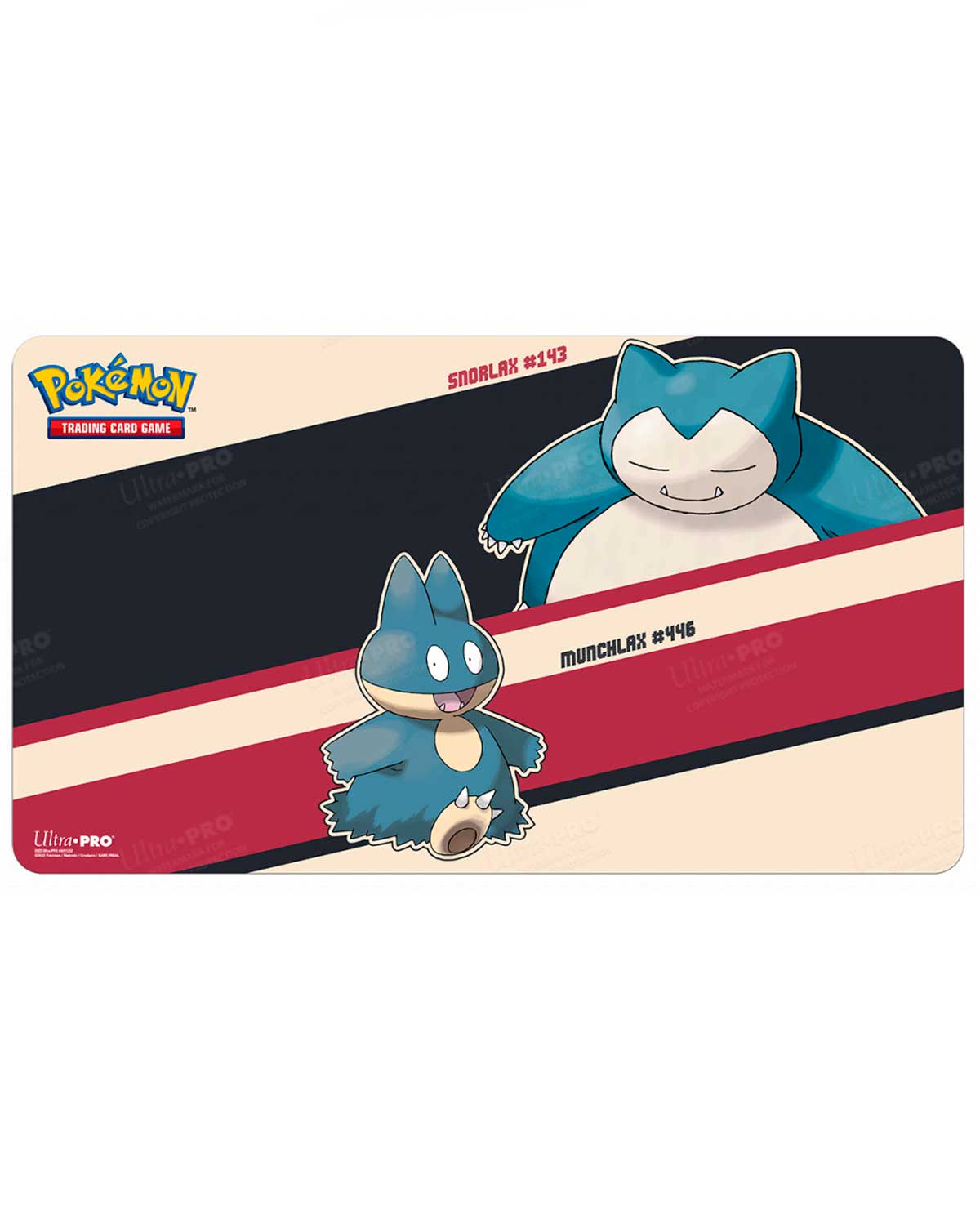 POKEMON TRADING CARD GAME PLAYMAT ULTRA PRO SNORLAX AND MUNCHLAX
