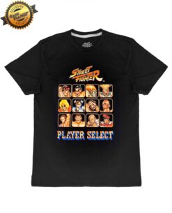 PLAYERA NEGRA STREET FIGHTER PERSONAJES EXTRA CHICA