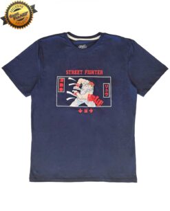 PLAYERA AZUL STREET FIGHTER RYU EXTRA CHICA