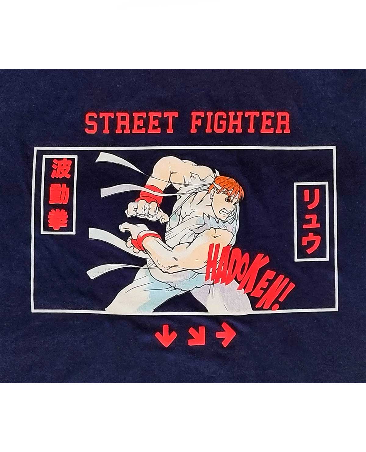 PLAYERA AZUL STREET FIGHTER RYU MEDIANA - Image 3