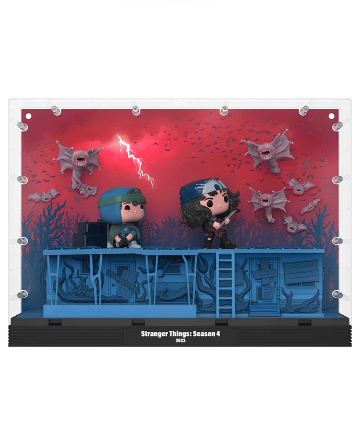 FIGURA POP STRANGER THINGS DUSTIN AND EDDIE DEMOBATS PHASE THREE