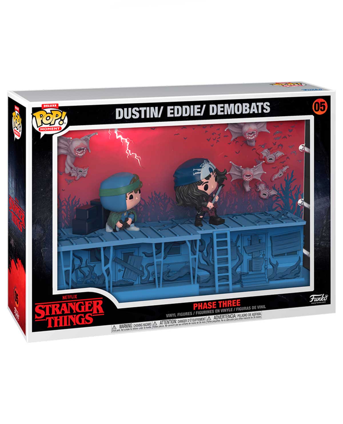 FIGURA POP STRANGER THINGS DUSTIN AND EDDIE DEMOBATS PHASE THREE - Image 2