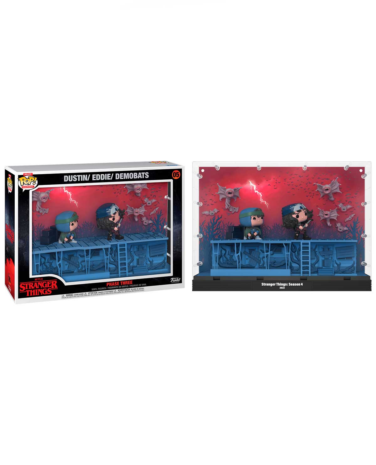 FIGURA POP STRANGER THINGS DUSTIN AND EDDIE DEMOBATS PHASE THREE - Image 3