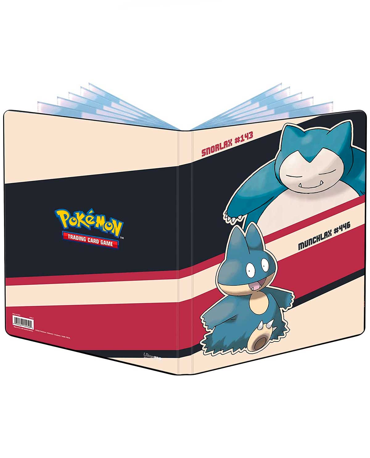 POKEMON TRADING CARD GAME ULTRA PRO SNORLAX AND MUNCHLAX PORTAFOLIO