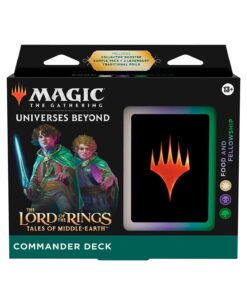 MAGIC THE GATHERING TRADING CARD GAME LORD OF THE RINGS COMMANDER DECK FOOD AND FELLOWSHIP