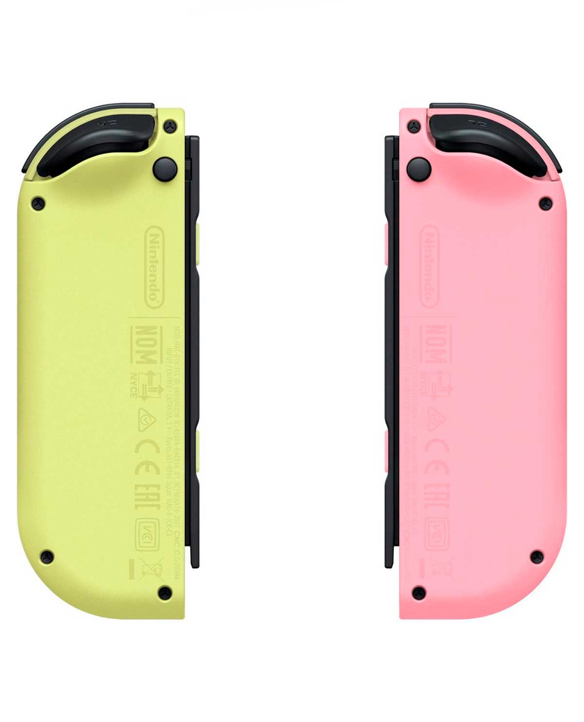 CONTROLES JOY CON L R ROSA Y AMARILLO PASTEL - Image 3