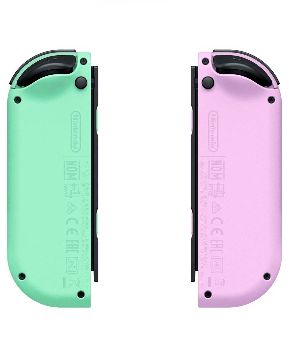 CONTROLES JOY CON L R MORADO Y VERDE PASTEL - Image 3