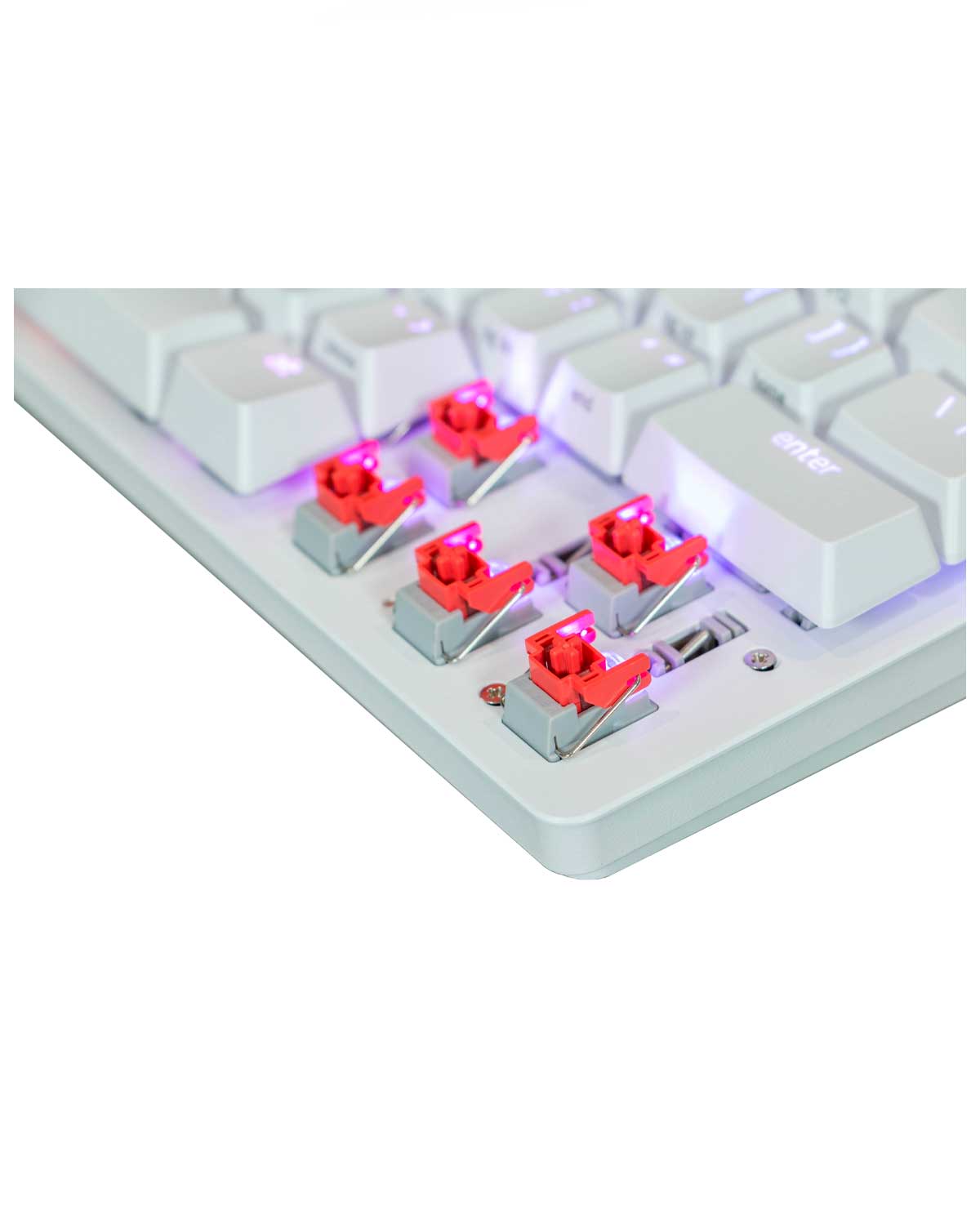 TECLADO RAZER HUNTSMAN MINI MERCURY RED SWITCH - Image 3